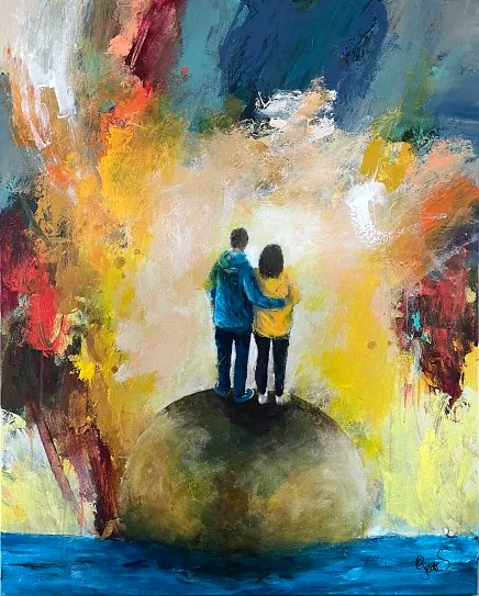 "Yesterday" maleri af Jesper Sørensen