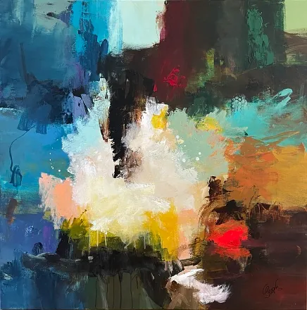 "A kind of magic" maleri af Jesper Sørensen