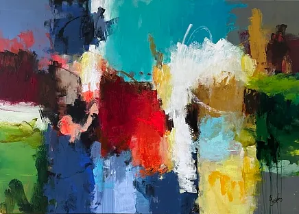 "Another day in paradise" maleri af Jesper Sørensen