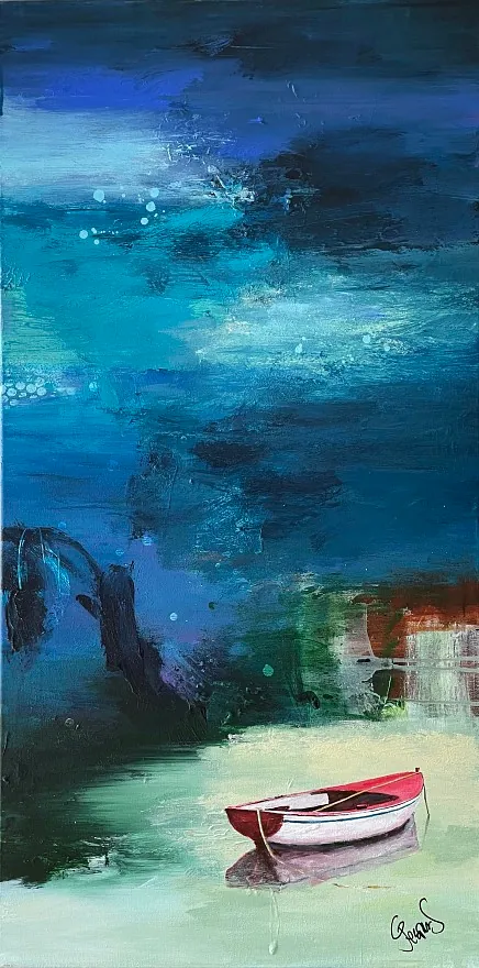 "When the night is over" maleri af Jesper Sørensen