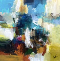 "Cool down" maleri af Jesper Sørensen