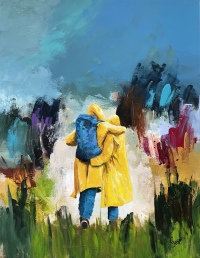 "No matter what" maleri af Jesper Sørensen