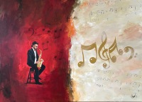 "Soul fire" maleri af Jesper Sørensen