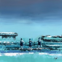 "Three degrees" maleri af Jesper Sørensen
