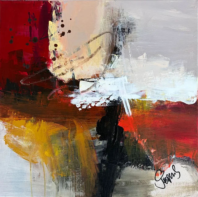 "Lean on me" maleri af Jesper Sørensen