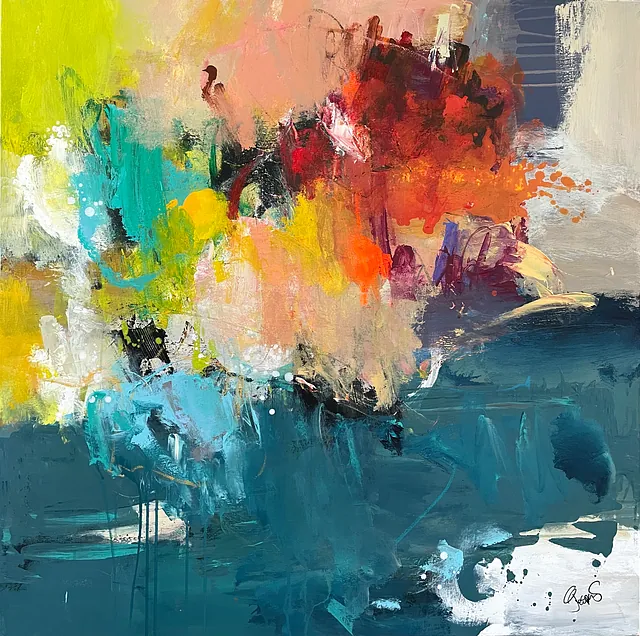 "Sunday morning" maleri af Jesper Sørensen