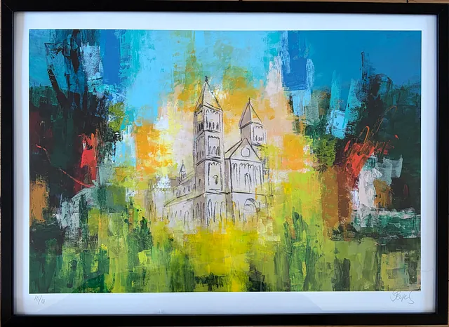 "Spread your wings" maleri af Jesper Sørensen