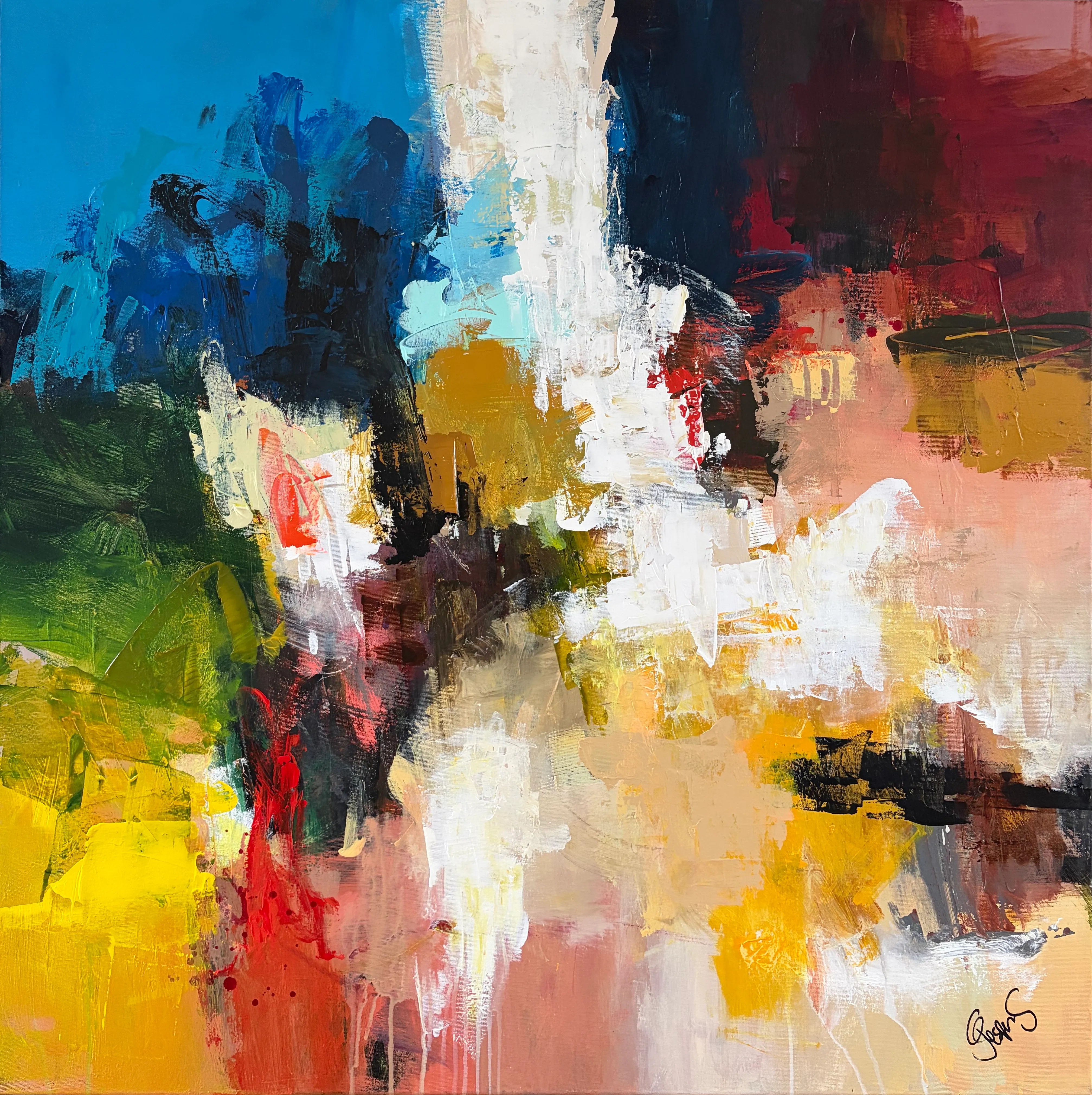 "Yesterday" maleri af Jesper Sørensen